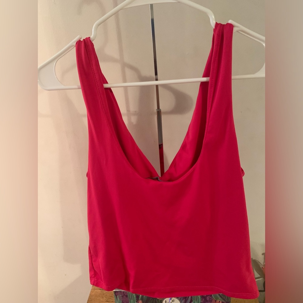 Zara Hot Pink Tank Top Size Large - Picture 4 of 4